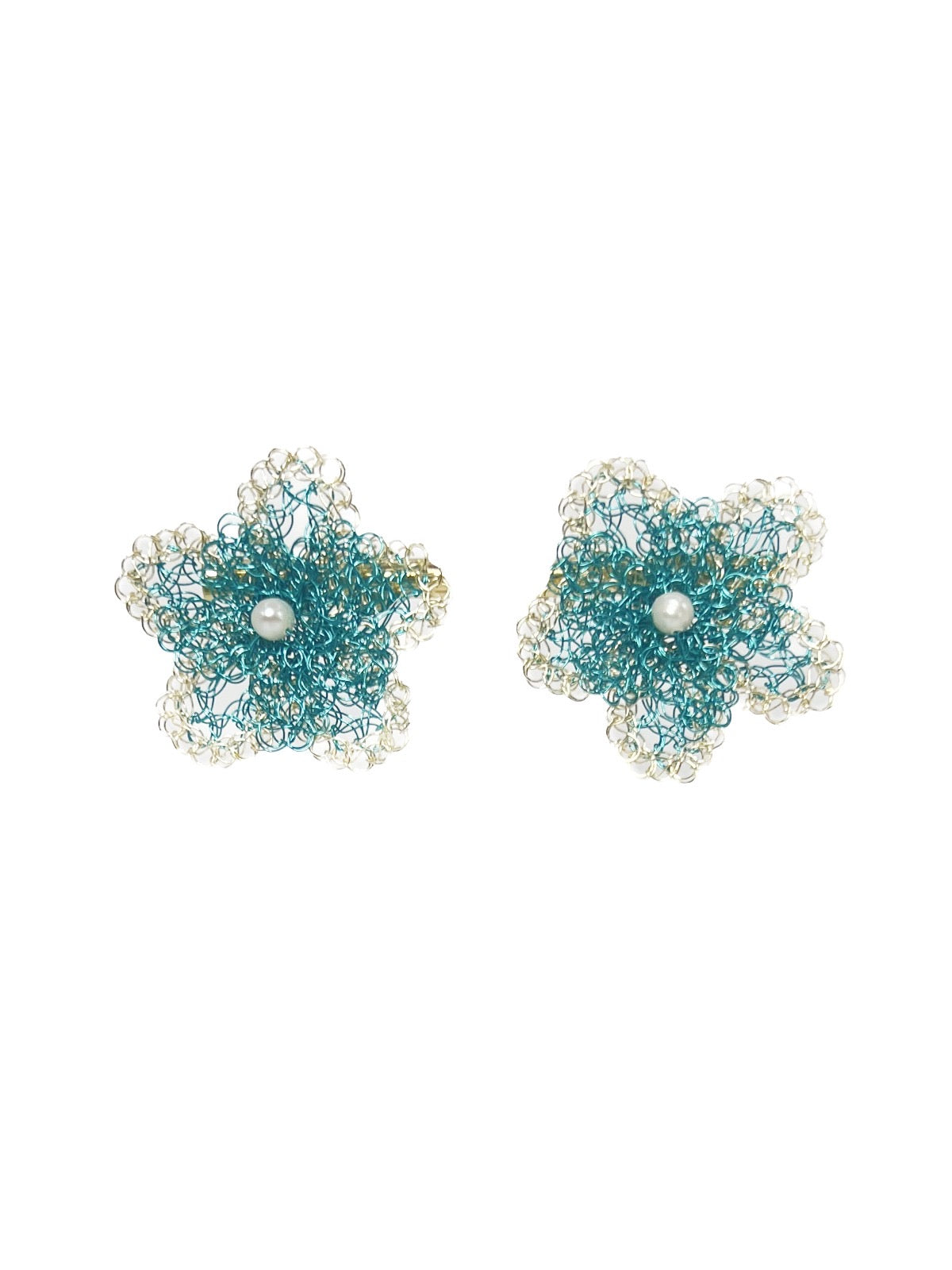 Crochet Flower Earrings