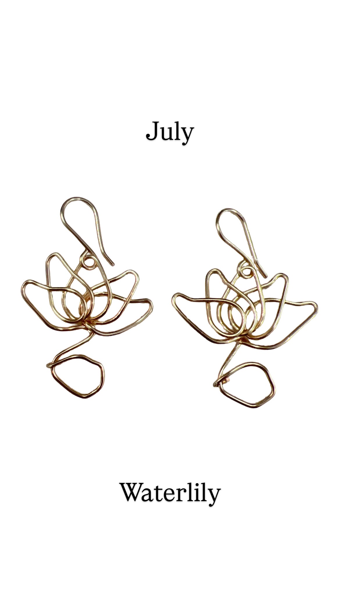 Waterlily Earrings