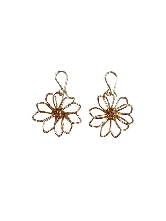 Pointsettia Earrings