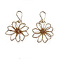 Pointsettia Earrings