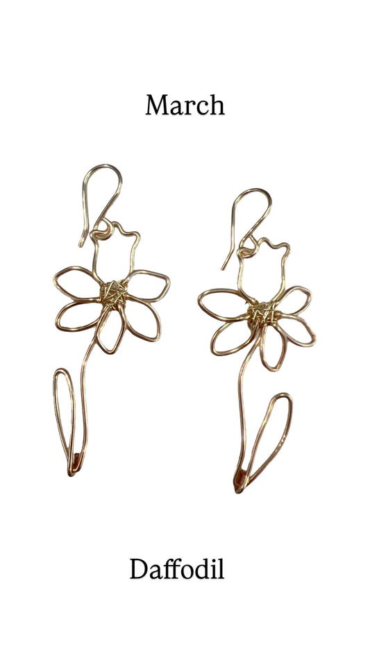 Daffodil Earrings