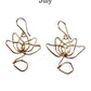 Waterlily Earrings